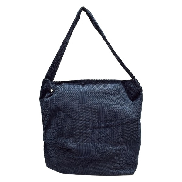 ミナペルホネン mina perhonen (mina) ショルダーバッグ ua9778 ランドパズル コットン ダークネイビー バッグ拍卖