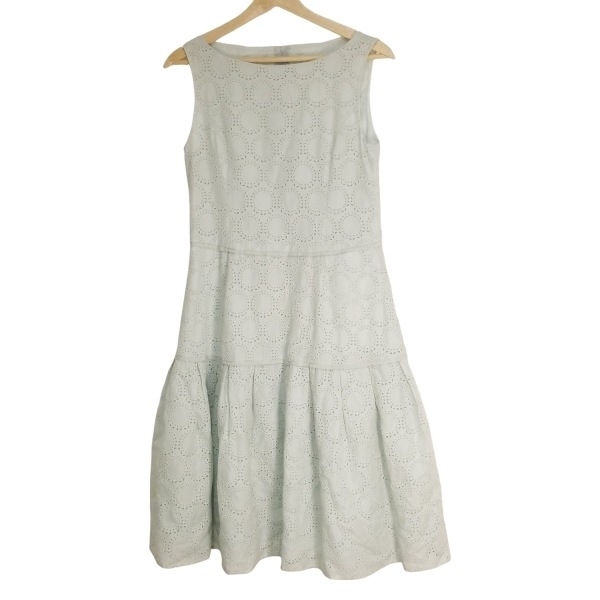 フォクシー FOXEY サイズ38 M 41910 - ライトグリーン レディース ノースリーブ/ひざ丈/レース ワンピース拍卖