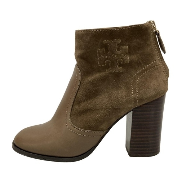 トリーバーチ TORY BURCH ショートブーツ 7M - レザー ブラウン 靴拍卖