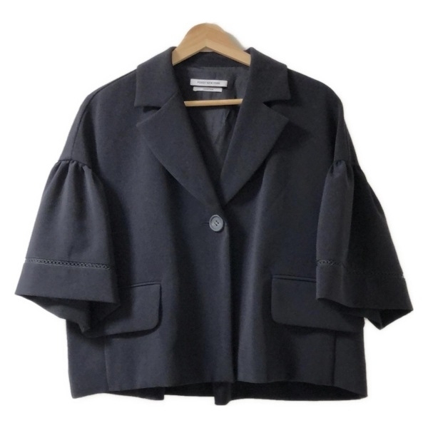 フォクシーニューヨーク FOXEY NEW YORK サイズ40 M 36651 - 黒 レディース 半袖/秋/春 ジャケット拍卖