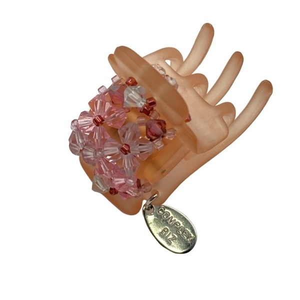 コンプレックスビズ ComplexBIZ アクセサリー - ライトピンク×ピンク×マルチ ヘアクリップ/ビーズ/フラワー(花)/ミニサイズ 美品拍卖