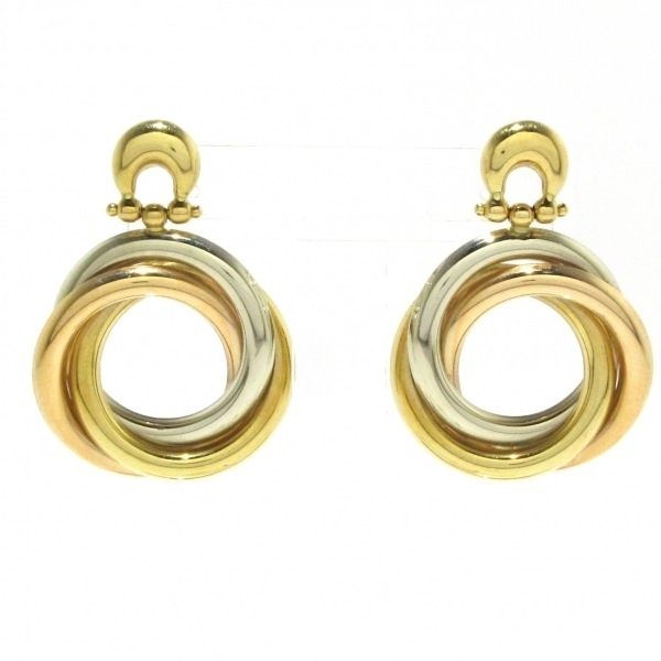 ノーブランド Unbranded ピアス K18YG×K18WG×K18PG 総重量13.7g アクセサリー(耳)拍卖