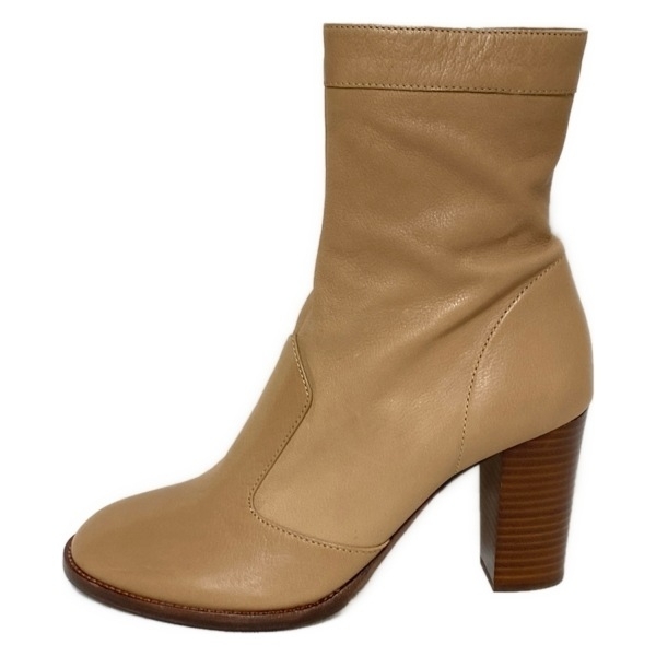 マークジェイコブス MARC JACOBS ショートブーツ 38 - レザー ベージュ レディース 靴拍卖