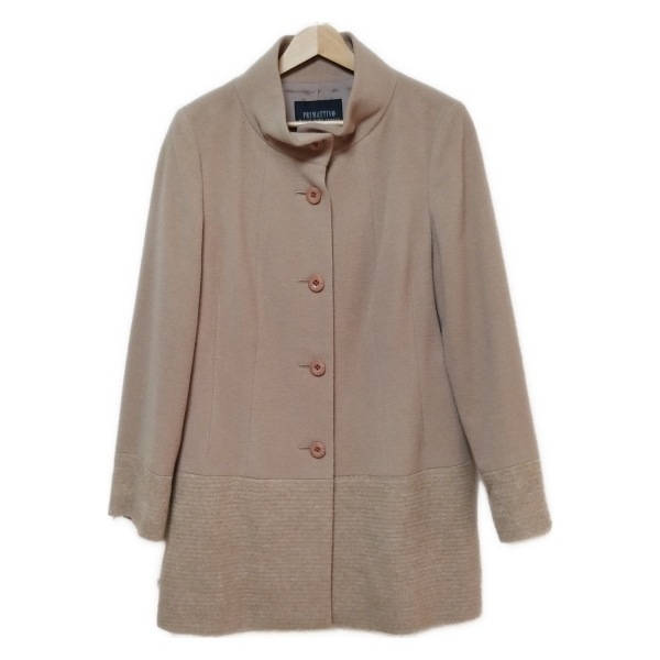 ハナエモリ HANAE MORI サイズ40 M - ベージュ レディース 長袖/PRIMATTIVO/HANAE MORI SPORTS/冬 美品 コート拍卖