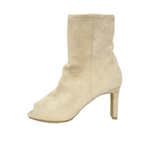 セルフォード CELFORD ショートブーツ 36 - 白 レディース オープントゥ/アウトソール張替済 靴拍卖