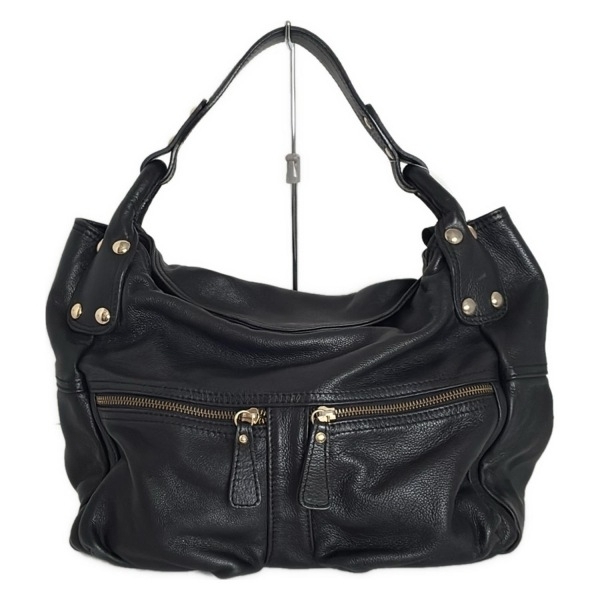 ローラディマジオ LAURA DI MAGGIO ハンドバッグ - レザー 黒 バッグ拍卖