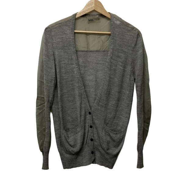 カラー kolor カーディガン サイズ2 M - グレー レディース 長袖 トップス拍卖