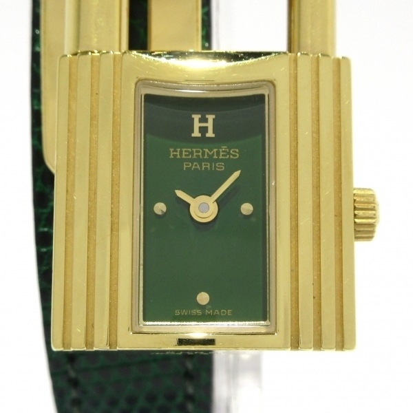 HERMES(エルメス) 腕時計 ケリーウォッチ レディース □A グリーン拍卖