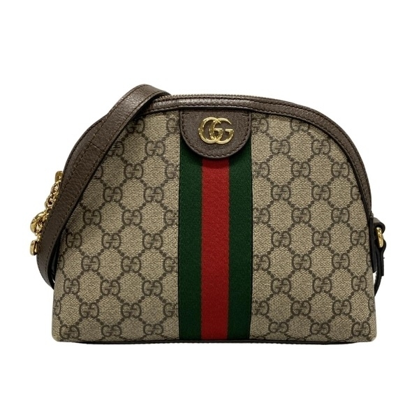 グッチ GUCCI ショルダーバッグ 499621 オフィディア レザー ベージュ×ダークブラウン×マルチ バッグ拍卖