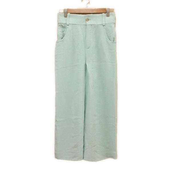 クロエ Chloe パンツ サイズ34 S - ライトグリーン レディース フルレングス ボトムス拍卖