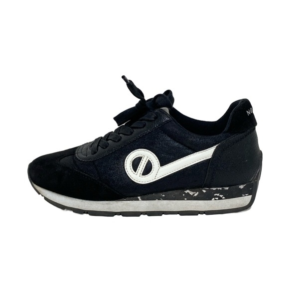 ノーネーム NONAME スニーカー 37 - レザー 黒×白 レディース インソール取外し可 靴拍卖