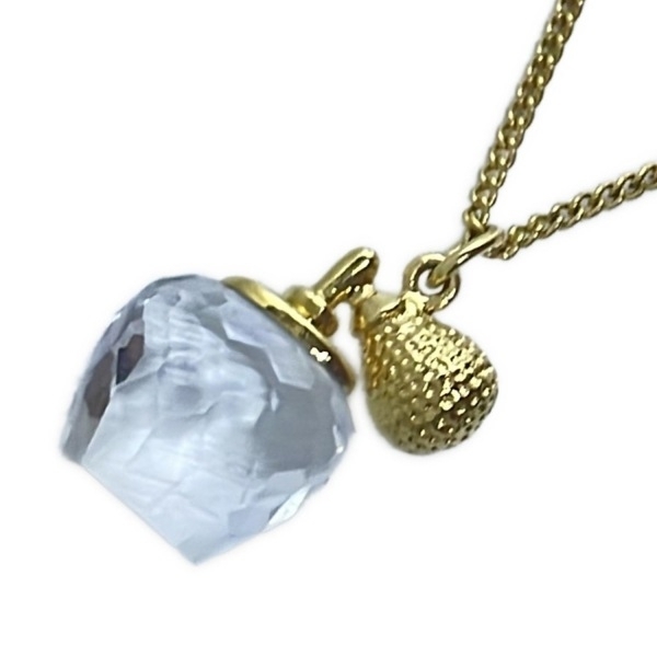 スワロフスキー SWAROVSKI ネックレス - ゴールド×クリア 香水瓶 アクセサリー(首)拍卖