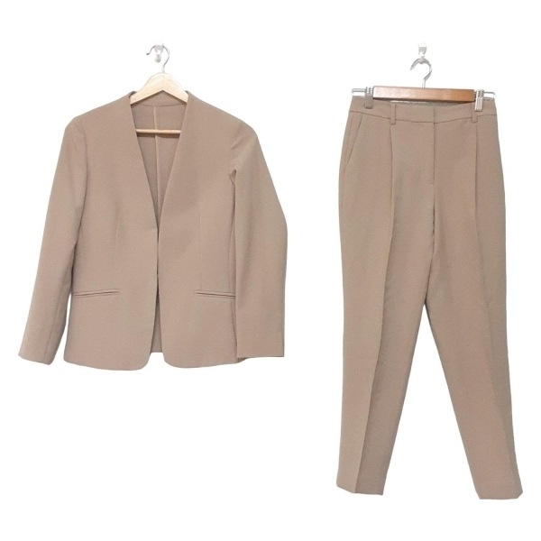プラステ PLS+T(PLST) レディースパンツスーツ - ベージュ レディース レディーススーツ拍卖