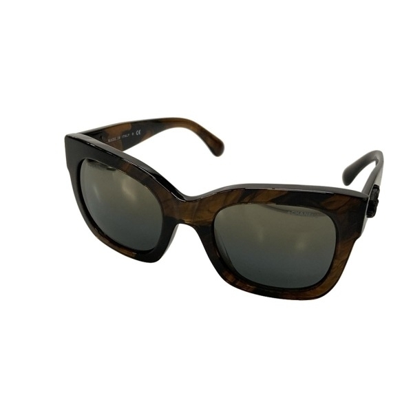 シャネル CHANEL 5357-A - 黒×ブラウン 美品 サングラス拍卖