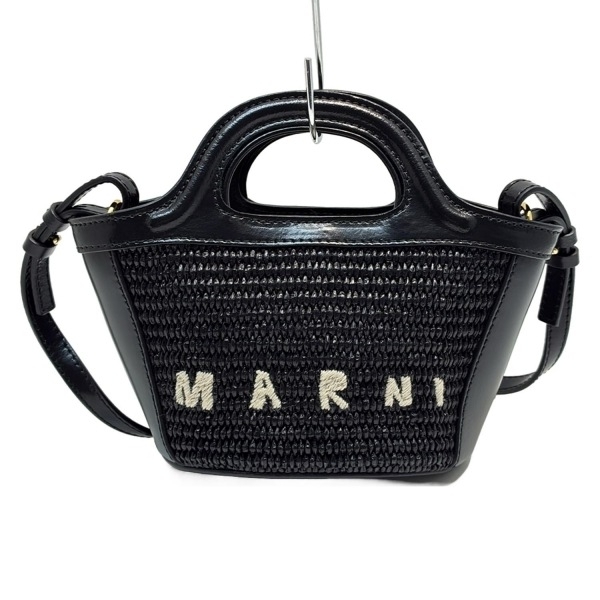 マルニ MARNI トートバッグ 8MMP067Q0 - レザー 黒 バッグ拍卖