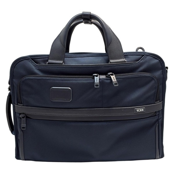 トゥミ TUMI ビジネスバッグ 2603182NVS3E - レザー ネイビー 3WAY/本体ロックなし/SHIPSコラボ バッグ拍卖