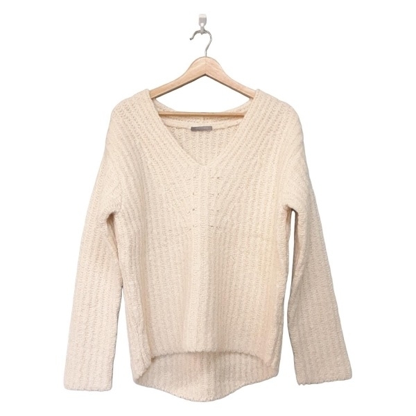 セオリーリュクス theory luxe 長袖セーター/ニット サイズ38 M - アイボリー レディース Vネック 美品 トップス拍卖