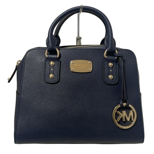 マイケルコース MICHAEL KORS ハンドバッグ 35S3GSAS1L - レザー ネイビー 美品 バッグ拍卖