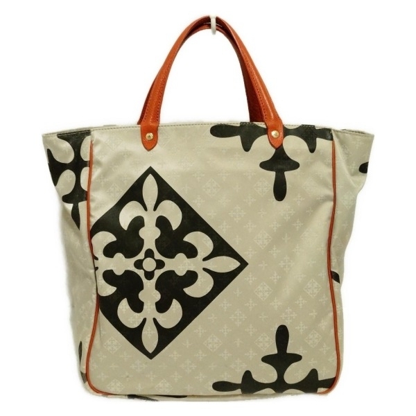 ラシット russet トートバッグ - レザー グレー×ダークブラウン×ブラウン バッグ拍卖