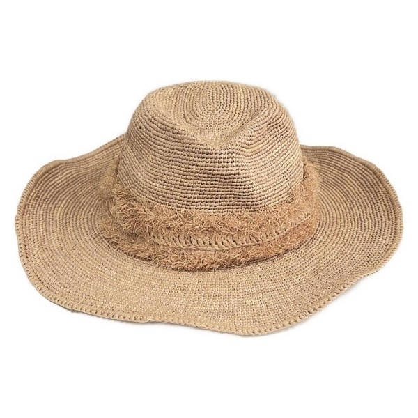 ヘレンカミンスキー HELEN KAMINSKI ハット one size - ベージュ ストローハット 帽子拍卖