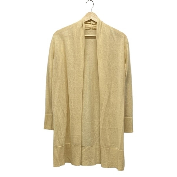 ミラショーン mila schon カーディガン サイズ40 M ベージュ レディース ロング丈 新品同様 トップス拍卖
