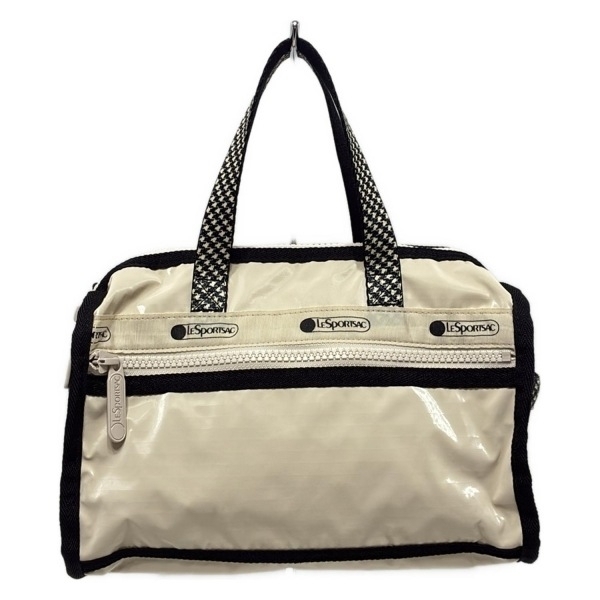 レスポートサック LESPORTSAC ハンドバッグ - アイボリー×黒 美品 バッグ拍卖