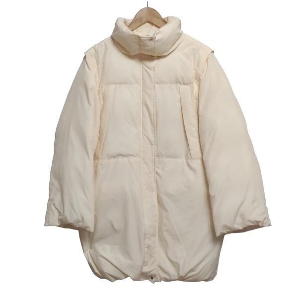 ロペ ROPE サイズF - アイボリー レディース 長袖/LE CERCLE par rope/中綿/袖着脱可/冬 コート拍卖