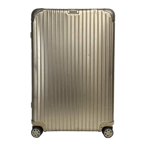 リモワ RIMOWA キャリーバッグ 924.77.03.4 TOPAS TITANIUM/トパーズ チタニウム シャンパンゴールド ロックナンバー【006】/98L バッグ拍卖