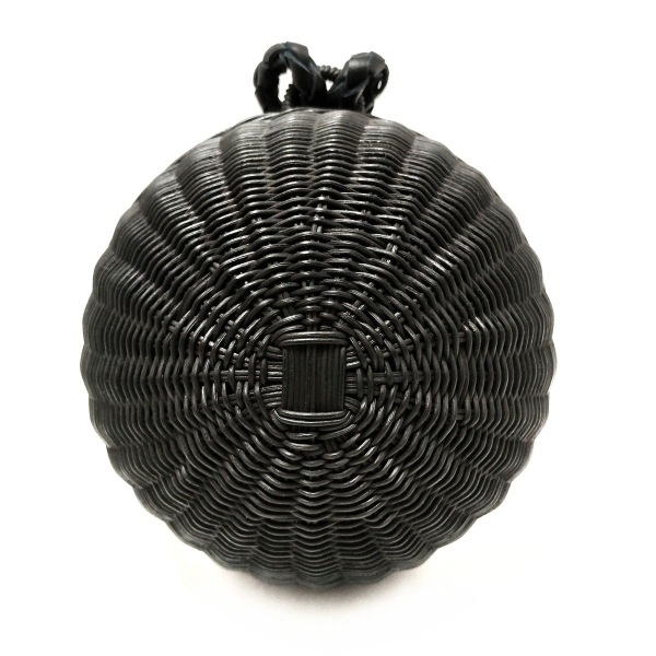 マニマリス MANIMARIS ショルダーバッグ - レザー 黒 かごバッグ/ストラップ着脱可 バッグ拍卖