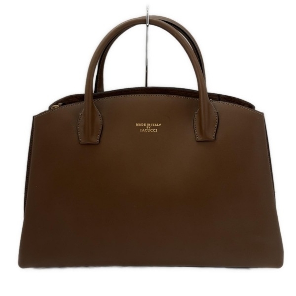 イアクッチ IACUCCI トートバッグ - レザー ブラウン バッグ拍卖