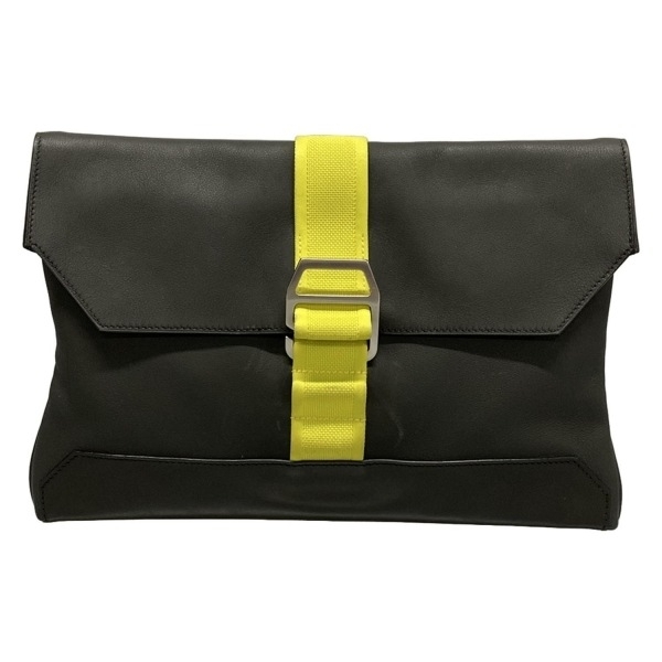 エルメス HERMES クラッチバッグ シティスライド 黒 シルバー金具 X 美品 バッグ拍卖