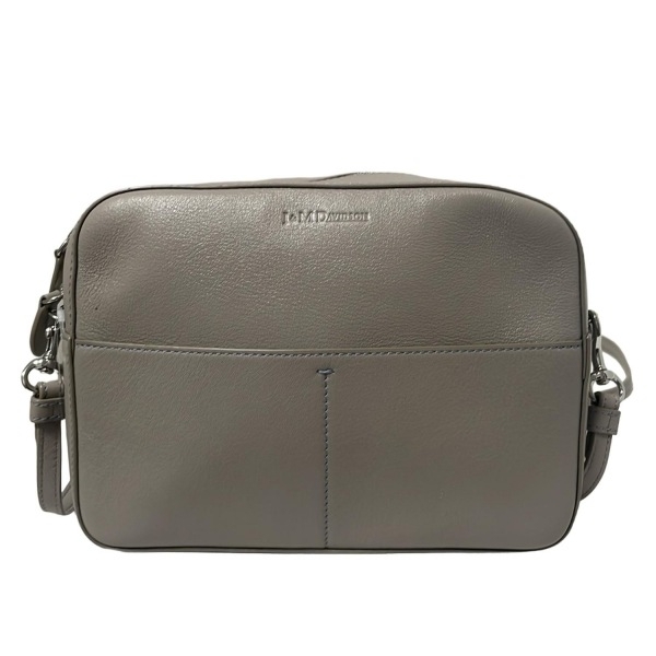 ジェイ&エムデヴィッドソン J&MDavidson ショルダーバッグ 1854N7314 ぺブル レザー グレーベージュ バッグ拍卖