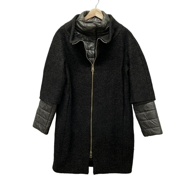 ヘルノ HERNO サイズ42 M - 黒 レディース 長袖/インナー取り外し可/冬 美品 コート拍卖