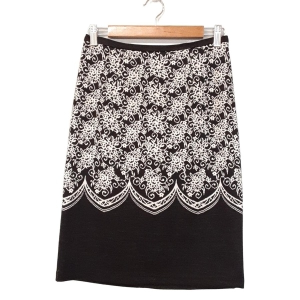パオラ フラーニ PAOLA FRANI スカート サイズ40 M - 黒×白 レディース ひざ丈 美品 ボトムス拍卖