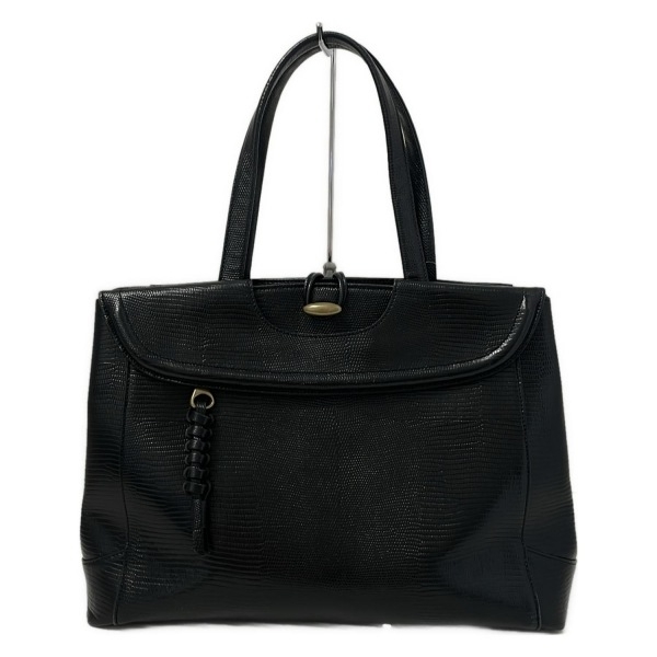 トフアンドロードストーン TOFF&LOADSTONE トートバッグ - レザー 黒 型押し加工 バッグ拍卖