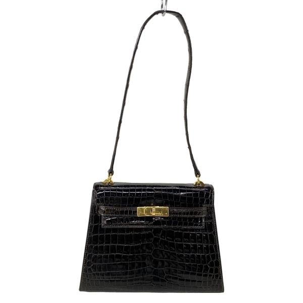 エルメス HERMES ショルダーバッグ ミニケリー ダークブラウン 外縫い/ゴールド金具 バッグ拍卖
