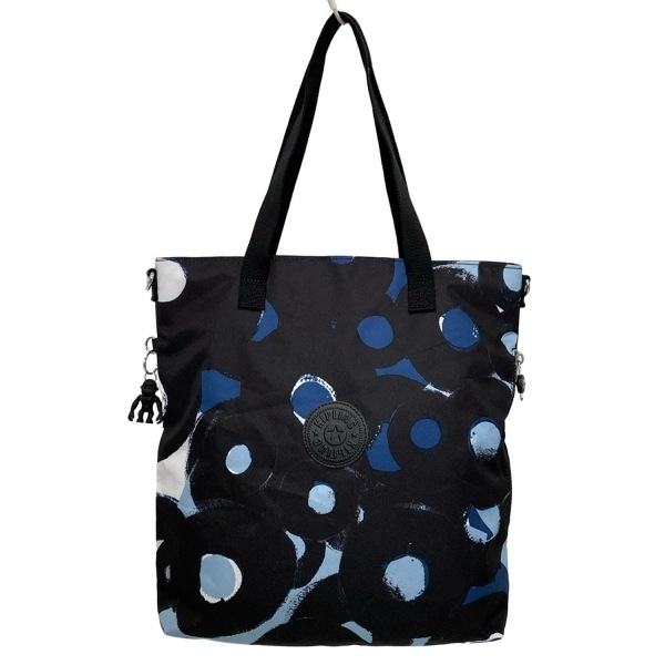 キプリング Kipling ハンドバッグ - 黒×ネイビー×ライトブルー バッグ拍卖