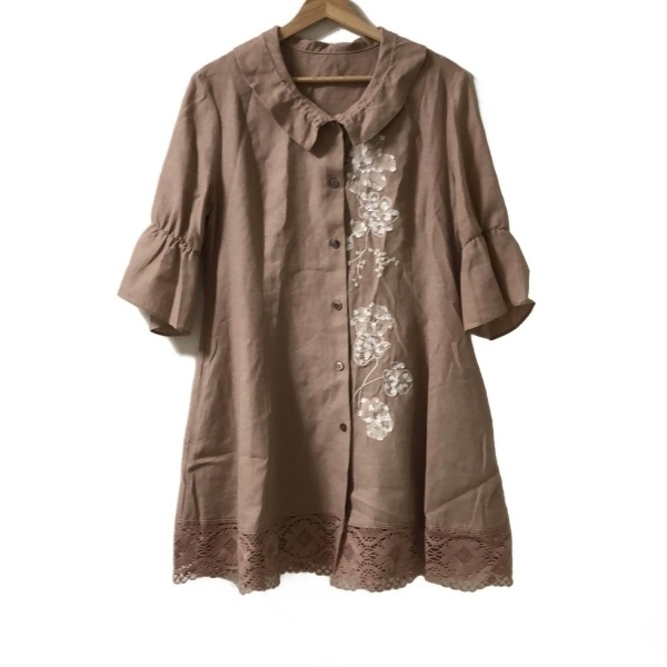 シズカコムロ SHIZUKA KOMURO サイズ40 M - ピンク×ライトピンク×白 レディース 美品 ワンピース拍卖