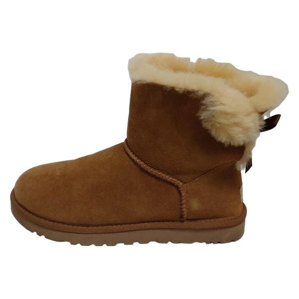 アグ UGG ショートブーツ 25 1005062 ミニベイリーボウ ムートン ライトブラウン レディース リボン 靴拍卖