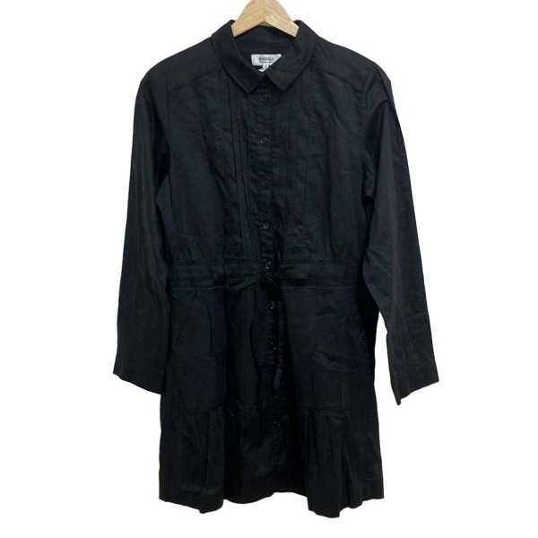 ソニアリキエル SONIARYKIEL サイズ40 M - 黒 レディース レギュラーカラー/長袖/ひざ丈 ワンピース拍卖