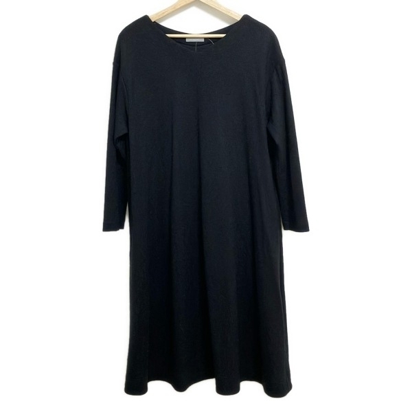 セオリーリュクス theory luxe サイズ38 M - 黒 レディース Vネック/長袖/ロング ワンピース拍卖