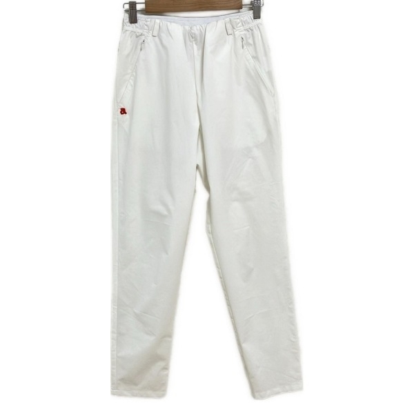 アルチビオ archivio パンツ サイズ36 S - 白×レッド レディース フルレングス/ウエストゴム ボトムス拍卖