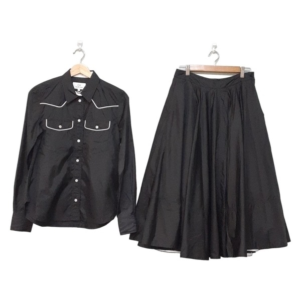 カルバンクライン CalvinKlein スカートセットアップ - 黒 レディース レディーススーツ拍卖