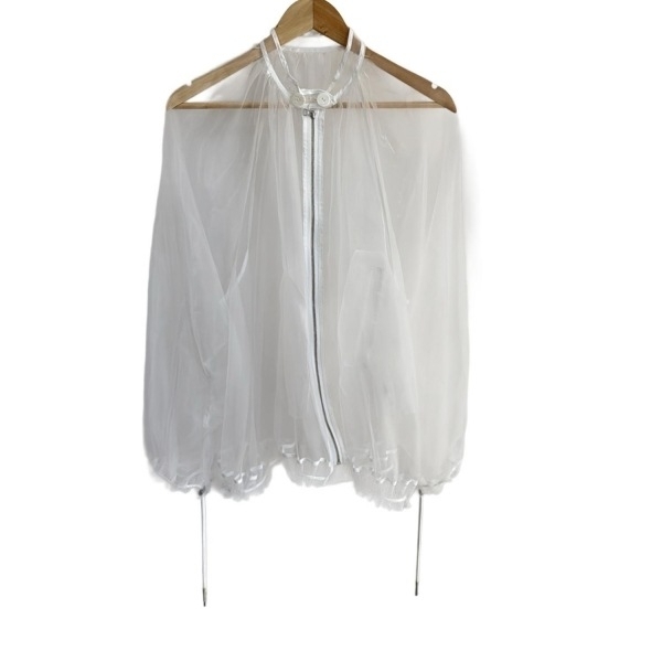 エンフォルド ENFOLD ブルゾン サイズ38 M - 白 レディース 長袖/シースルー/ジップアップ/春/夏 美品 ジャケット拍卖