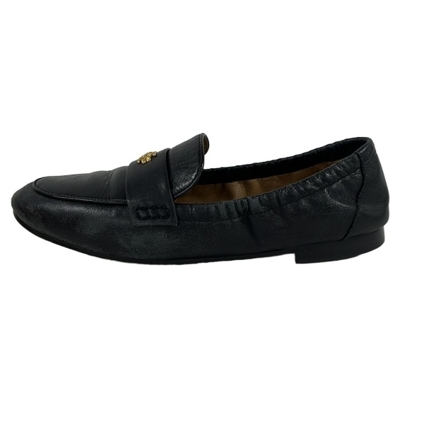 トリーバーチ TORY BURCH ローファー 5M - レザー 黒 レディース 靴拍卖