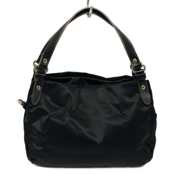 ラシット russet ハンドバッグ - レザー 黒×ダークブラウン バッグ拍卖