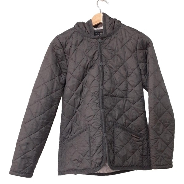 ラベンハム LAVENHAM ブルゾン サイズ36 S - ダークグレー レディース 長袖/中綿/キルティング/フード着脱可/秋/冬 美品 ジャケット拍卖