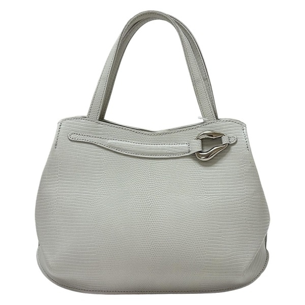 トフアンドロードストーン TOFF&LOADSTONE トートバッグ - レザー ライトグレー 型押し加工 バッグ拍卖