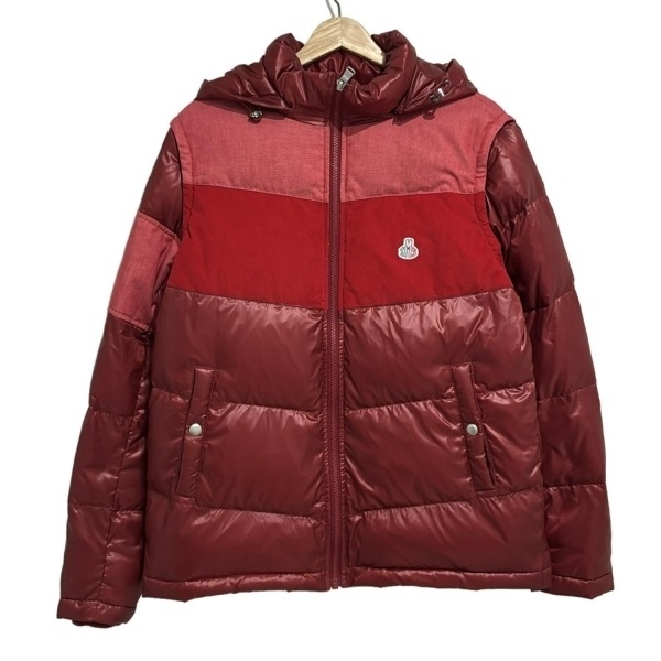 ミラショーン mila schon ダウンジャケット サイズ46 L - ボルドー×レッド レディース 長袖/ジップアップ/袖・フード着脱可/冬 ジャケット拍卖