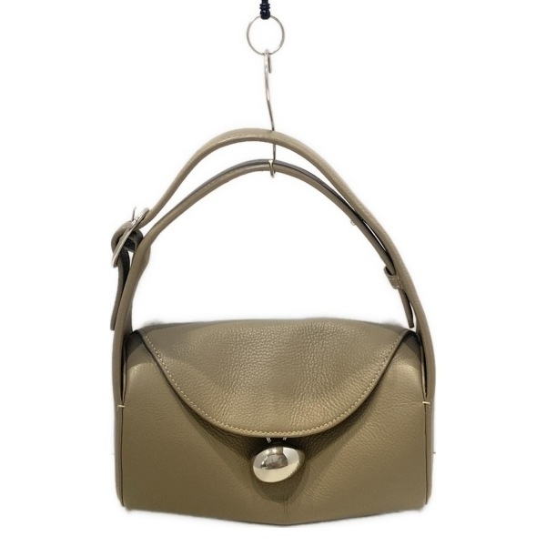 カフネ CAFUNE ハンドバッグ ドロップダッフル レザー ベージュ エッグチャーム バッグ拍卖